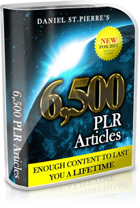 6500 PLR Articles by Daniel St.Pierre